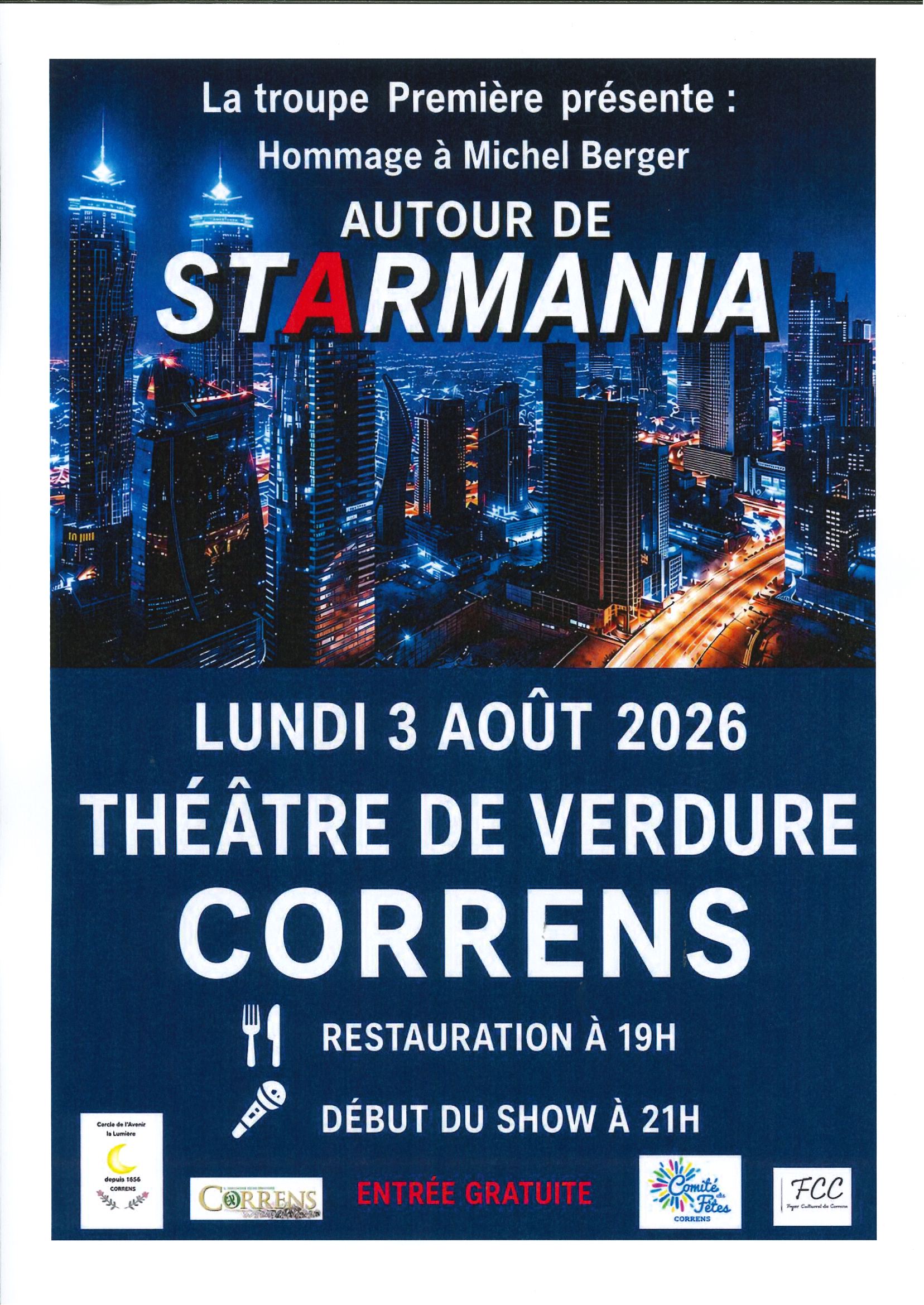 Photo de l'événement Spectacle Starmania