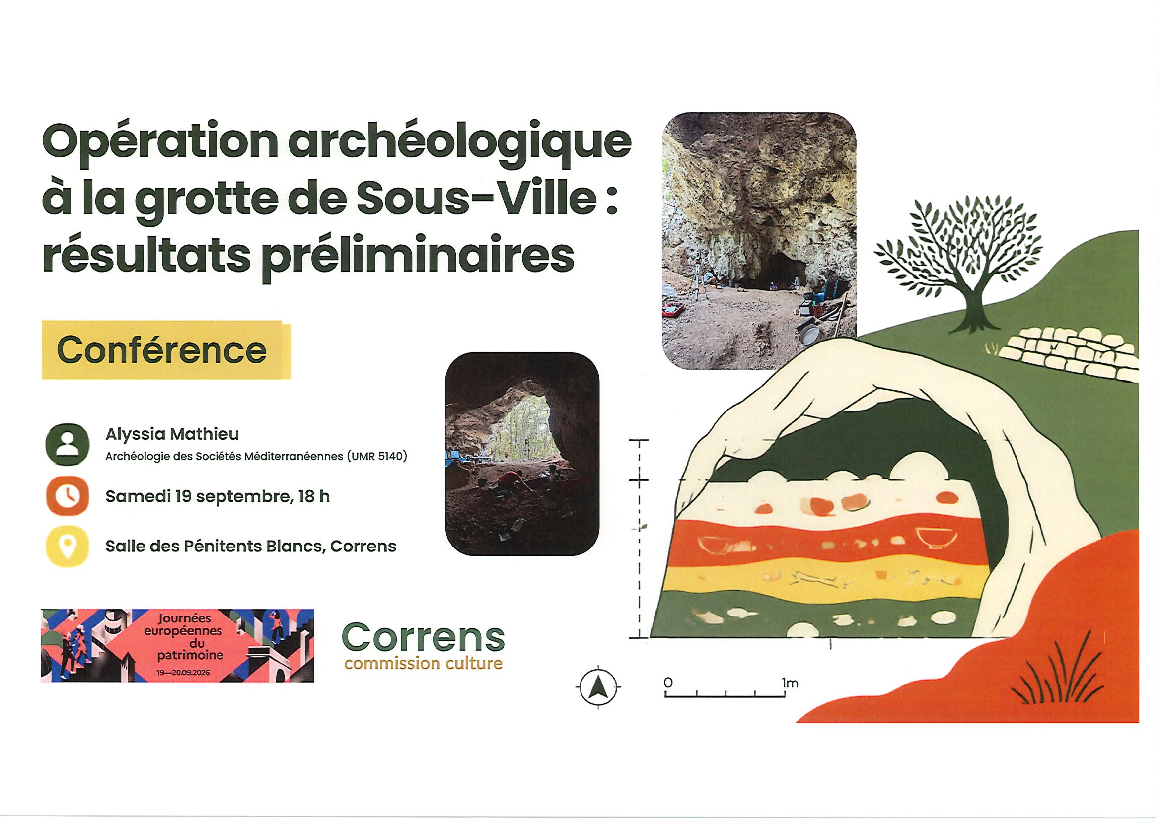 AFFICHE OPERATION ARCHEOLOGIQUE A LA GROTTE DE SOUS-VILLE CONFERENCE.jpg