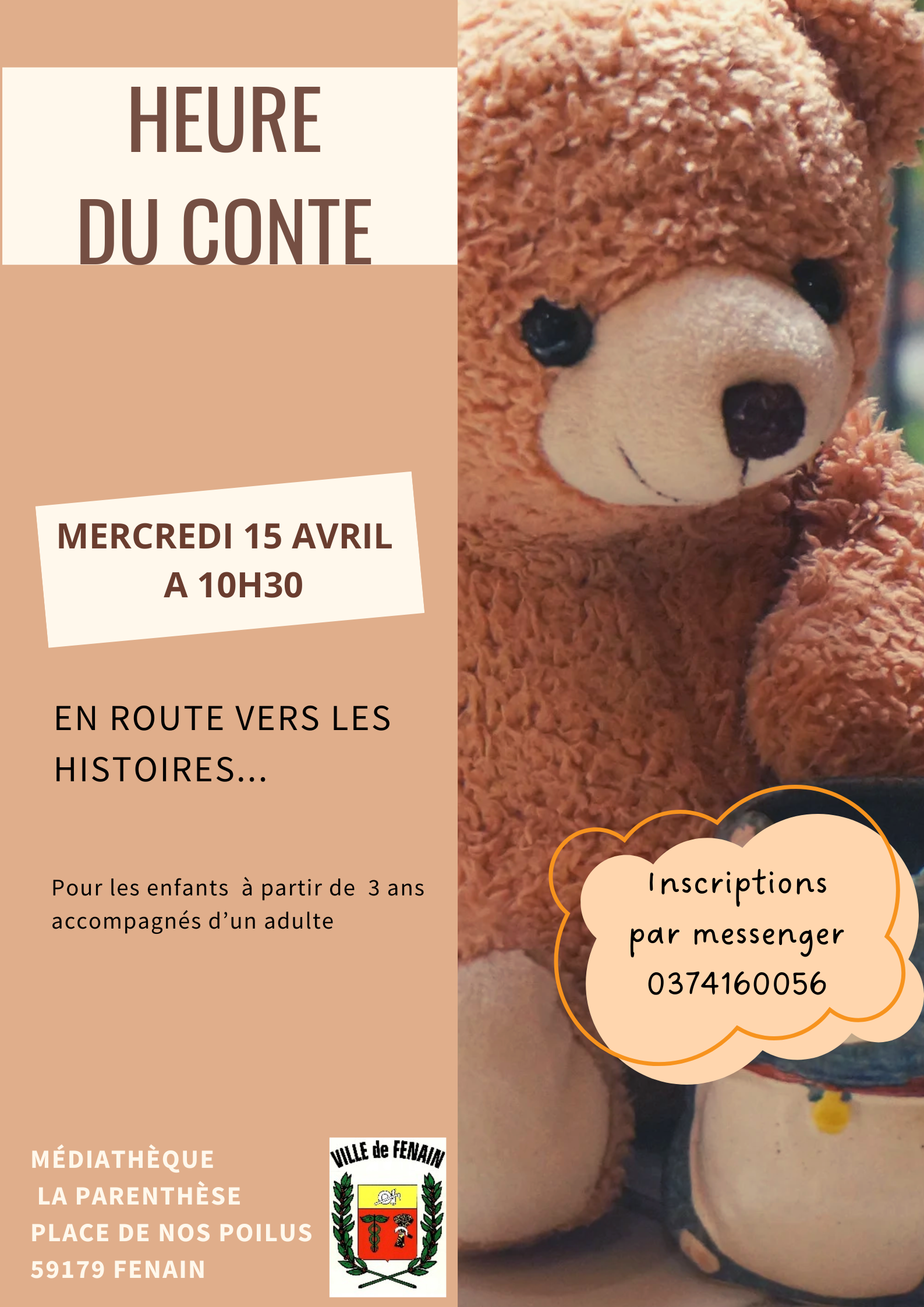 Brun ours en peluche Journée mondiale contre le travail des enfants affiche.png