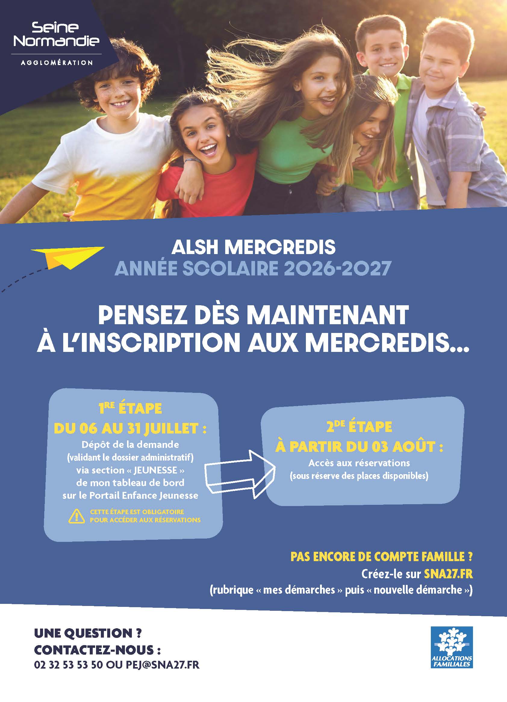 Inscription ALSH mercredi 2026/2027