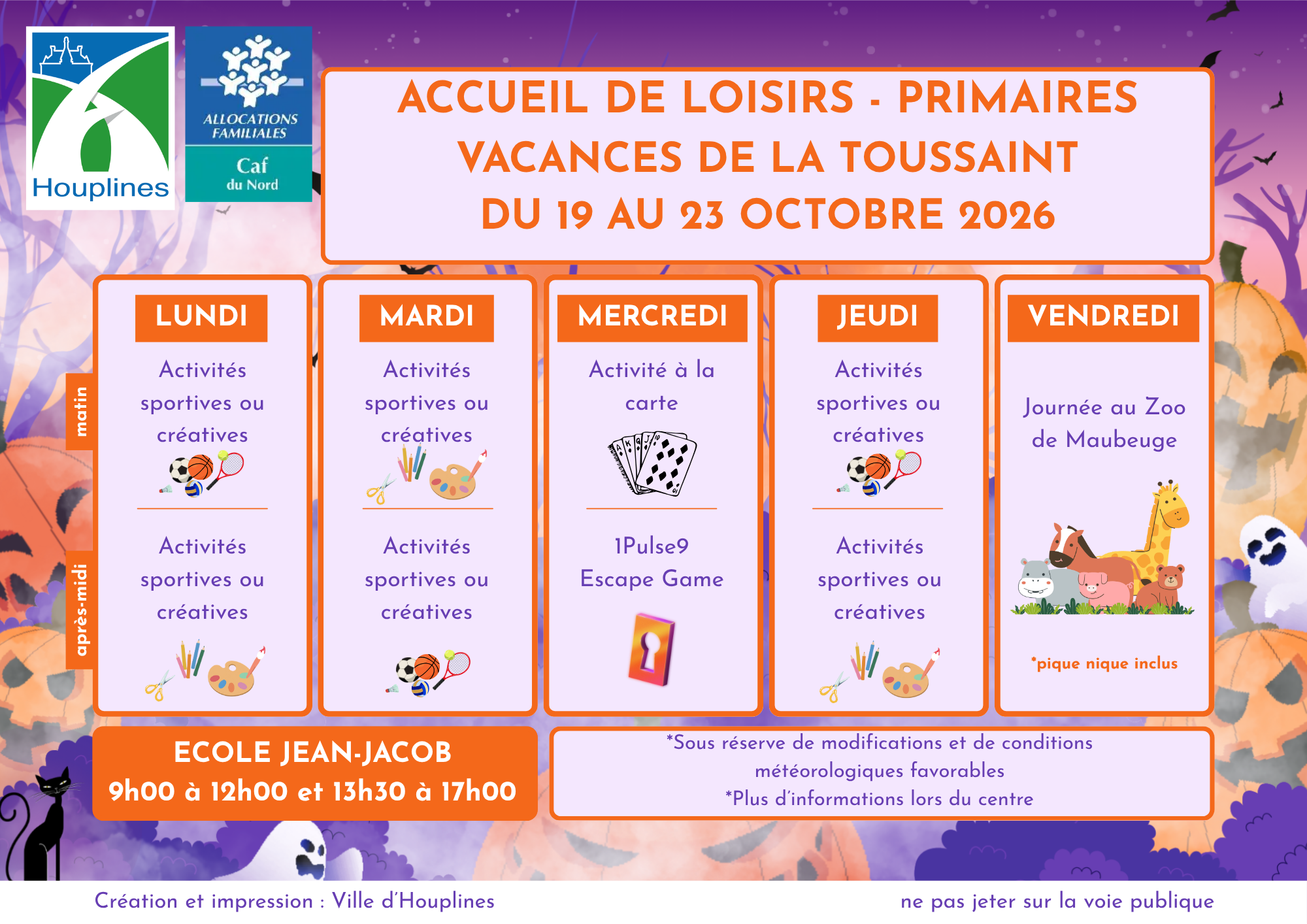 Planning accueil de loisirs primaires - 19 au 23 octobre 2026.png