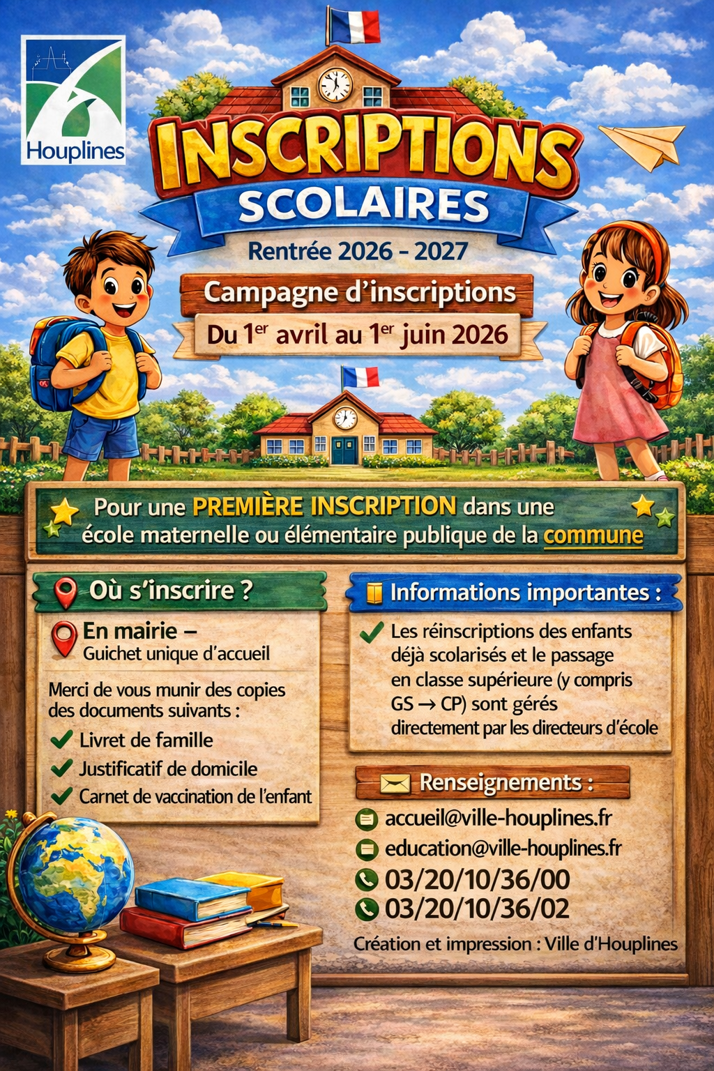 Inscriptions scolaires
