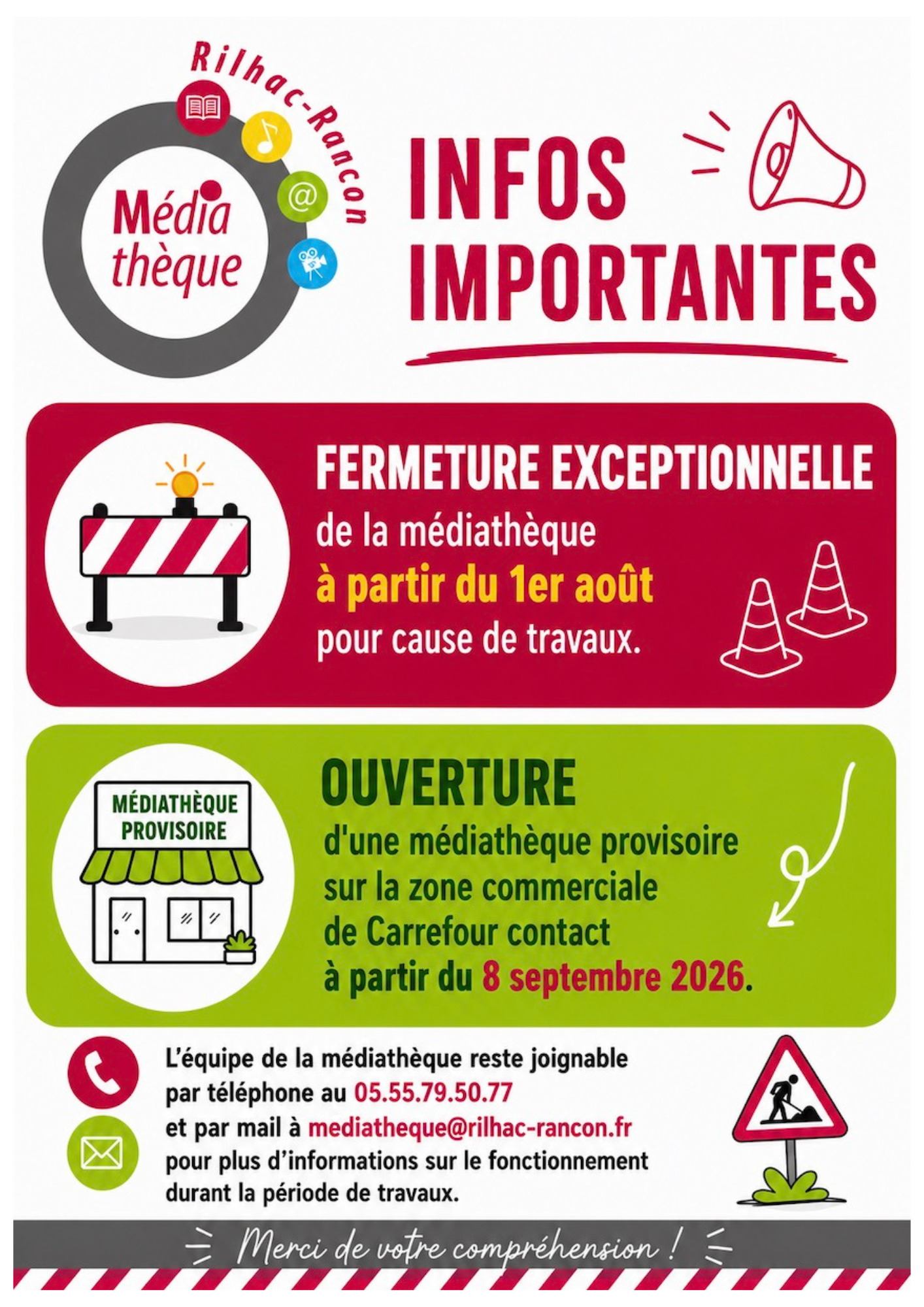 Affiche Fermeture Médiathèque.png