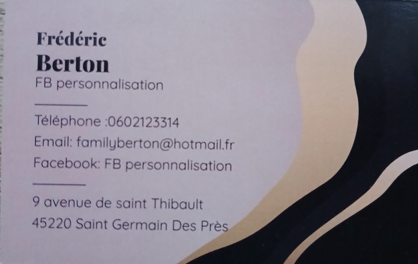 FB personnalisation