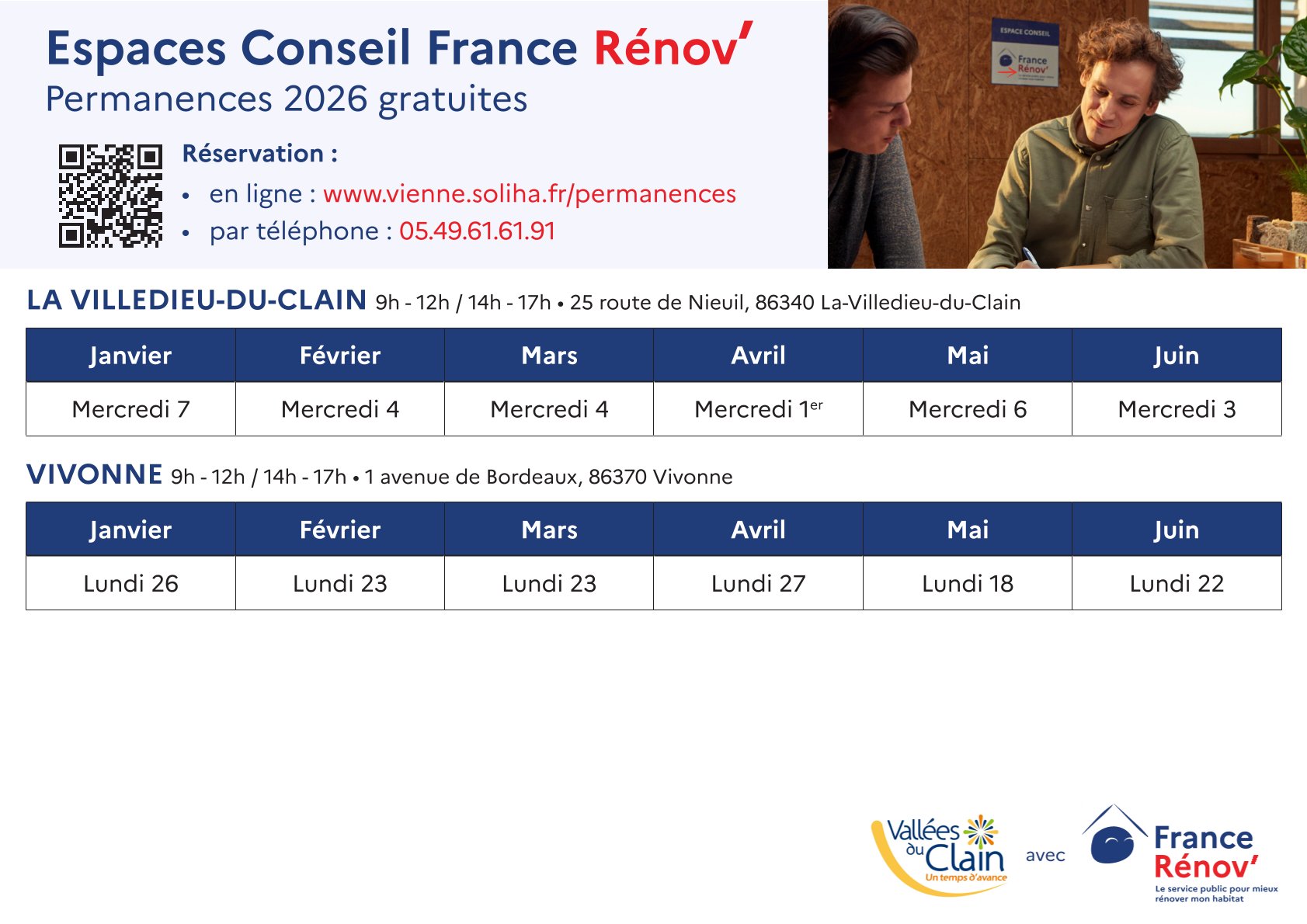 Permanences France Renov 2026