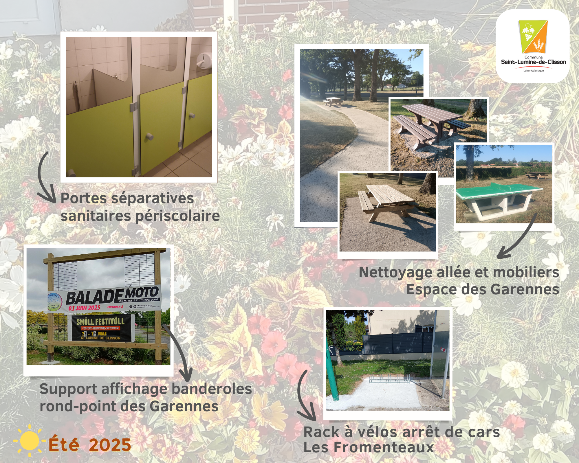 Aménagements été 2025