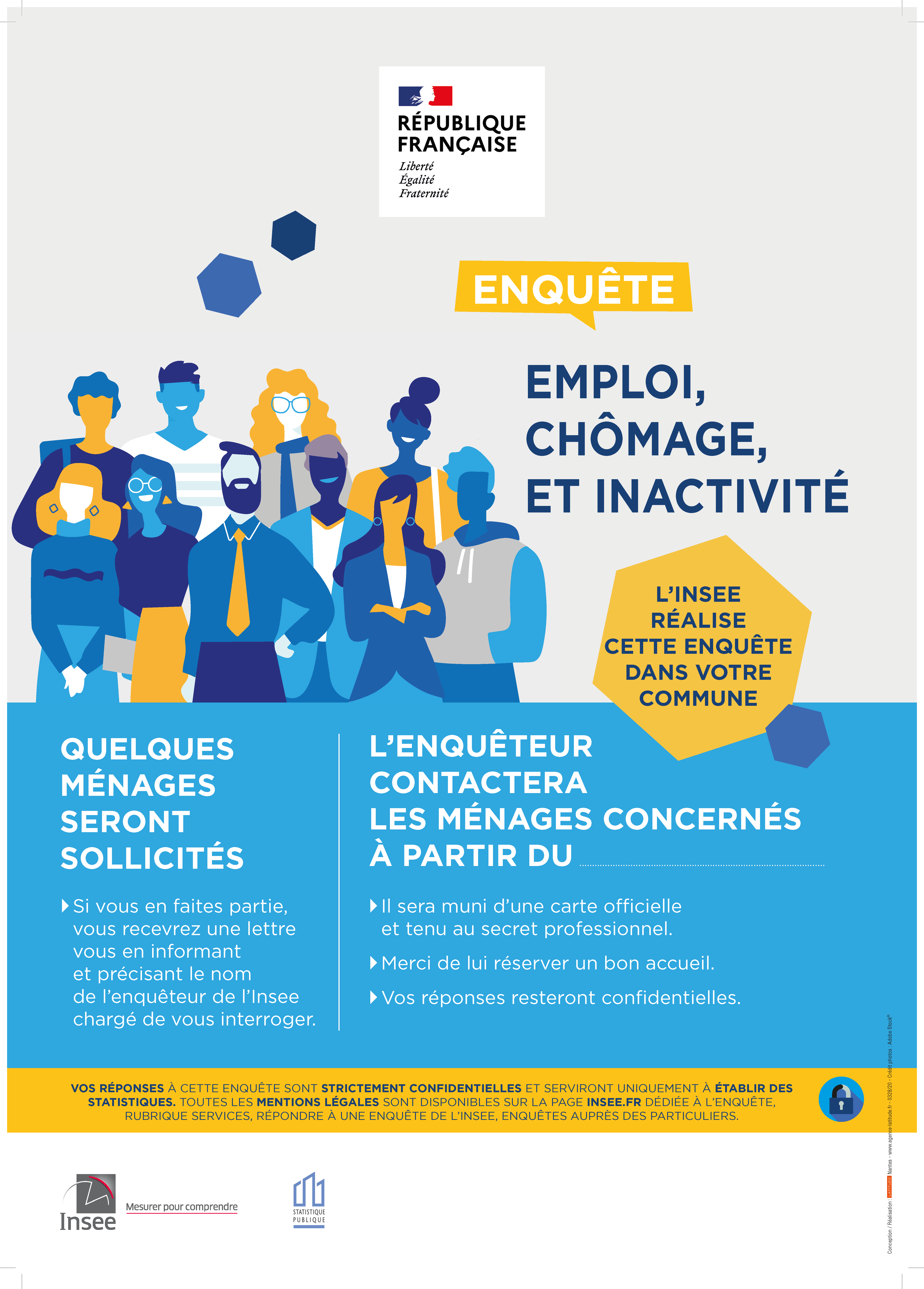 Enquête sur l'emploi, le chômage et l'inactivité