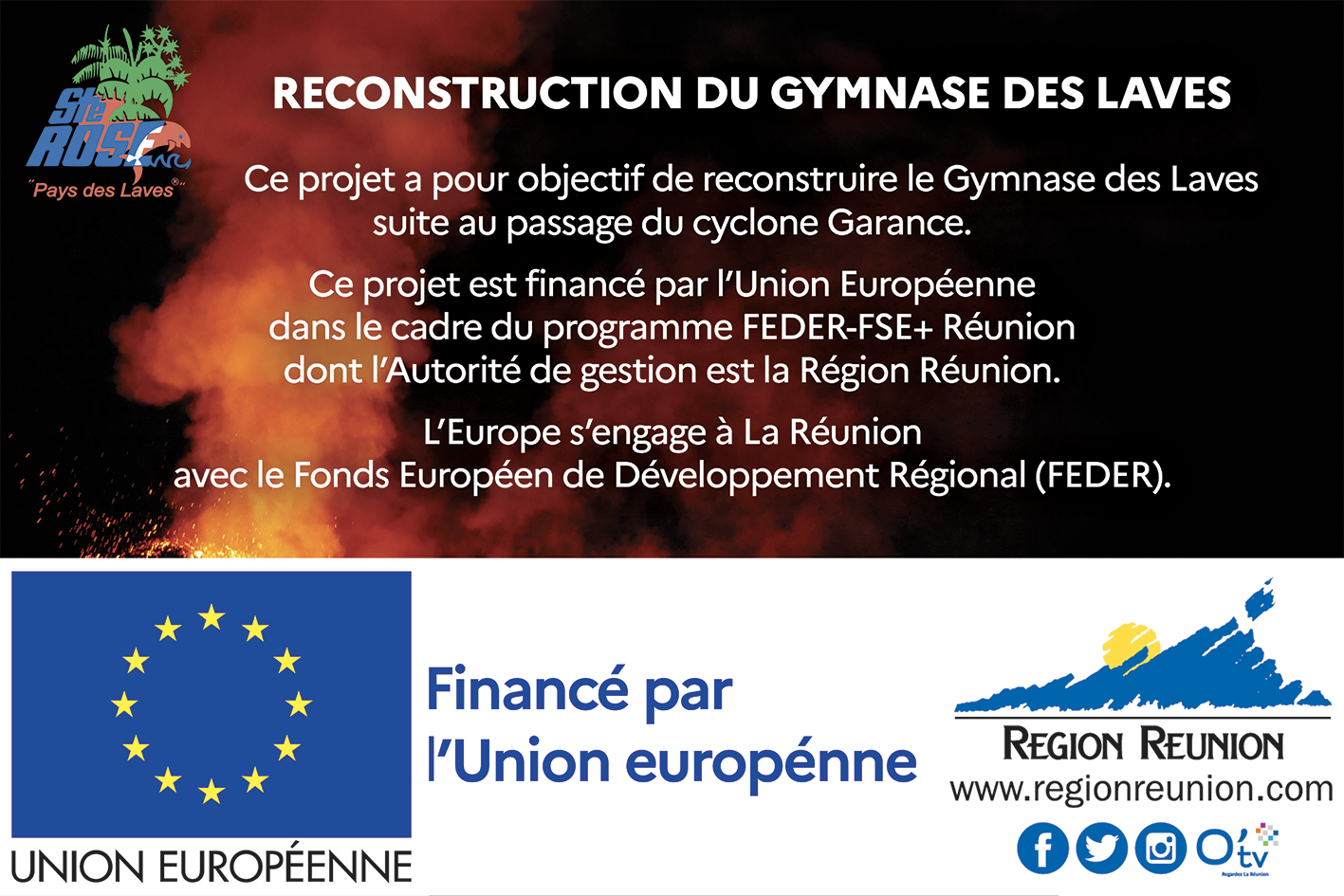 RECONSTRUCTION DU GYMNASE DES LAVES