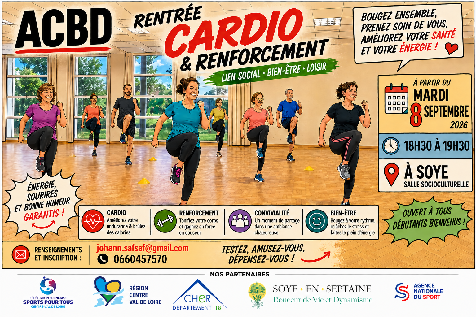 Affiche rentrée cardio à Soye 08-09-26 18h30.png