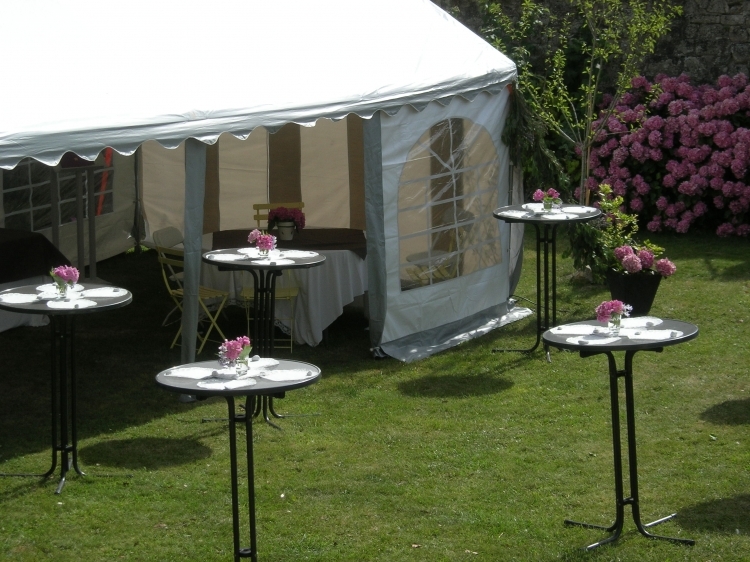 La tente 40m2 lors d'un mariage à Port-Louis