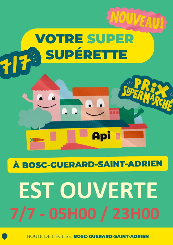 Ouverture d'une supérette