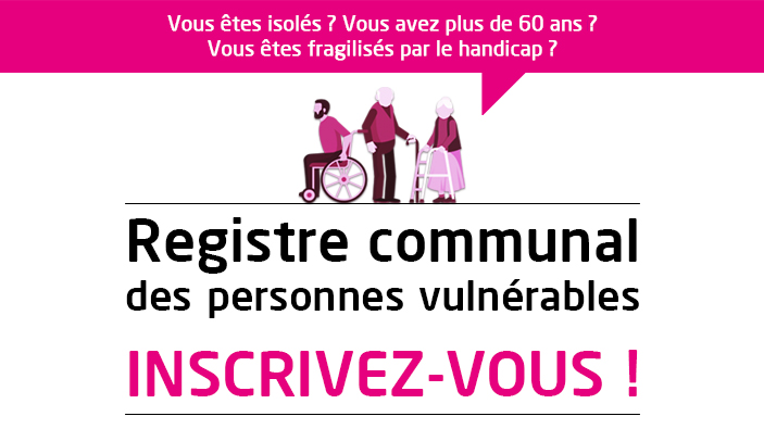 Le registre communal des personnes vulnérables
