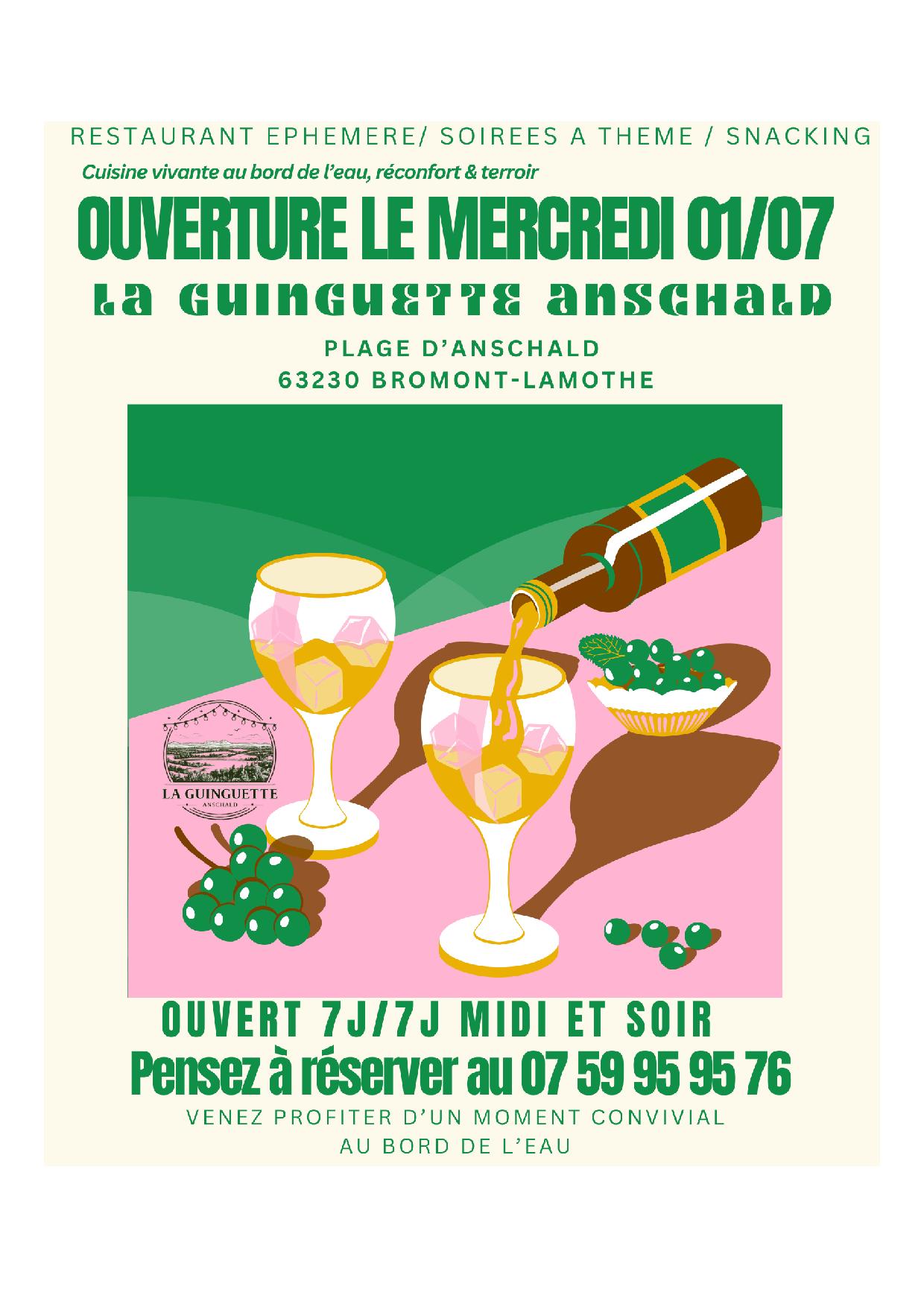 Ouvert Guinguette Anschald