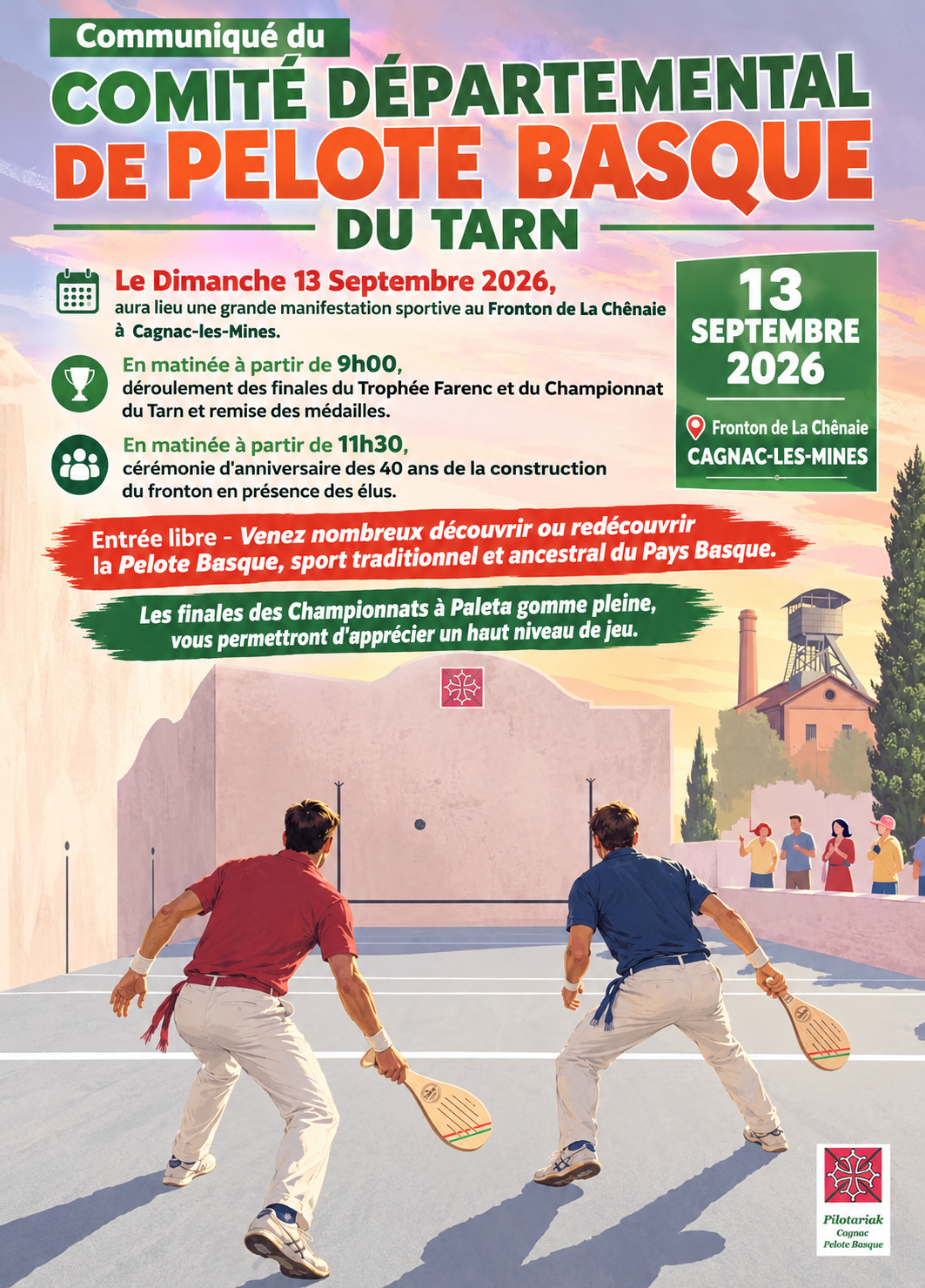 COMMUNIQUE DU COMITE DEPARTEMENTAL DU TARN - PELOTE BASQUE - 13 09 2026.png