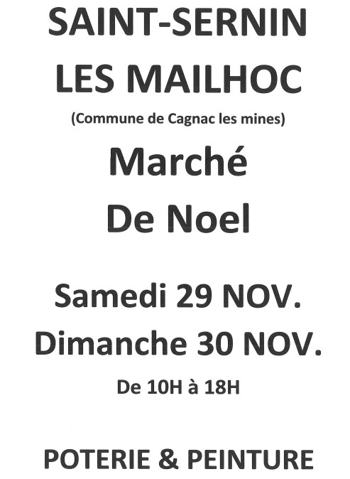 Marché de noel saint sernin les mailhoc 29 et 30 11 2025.jpg