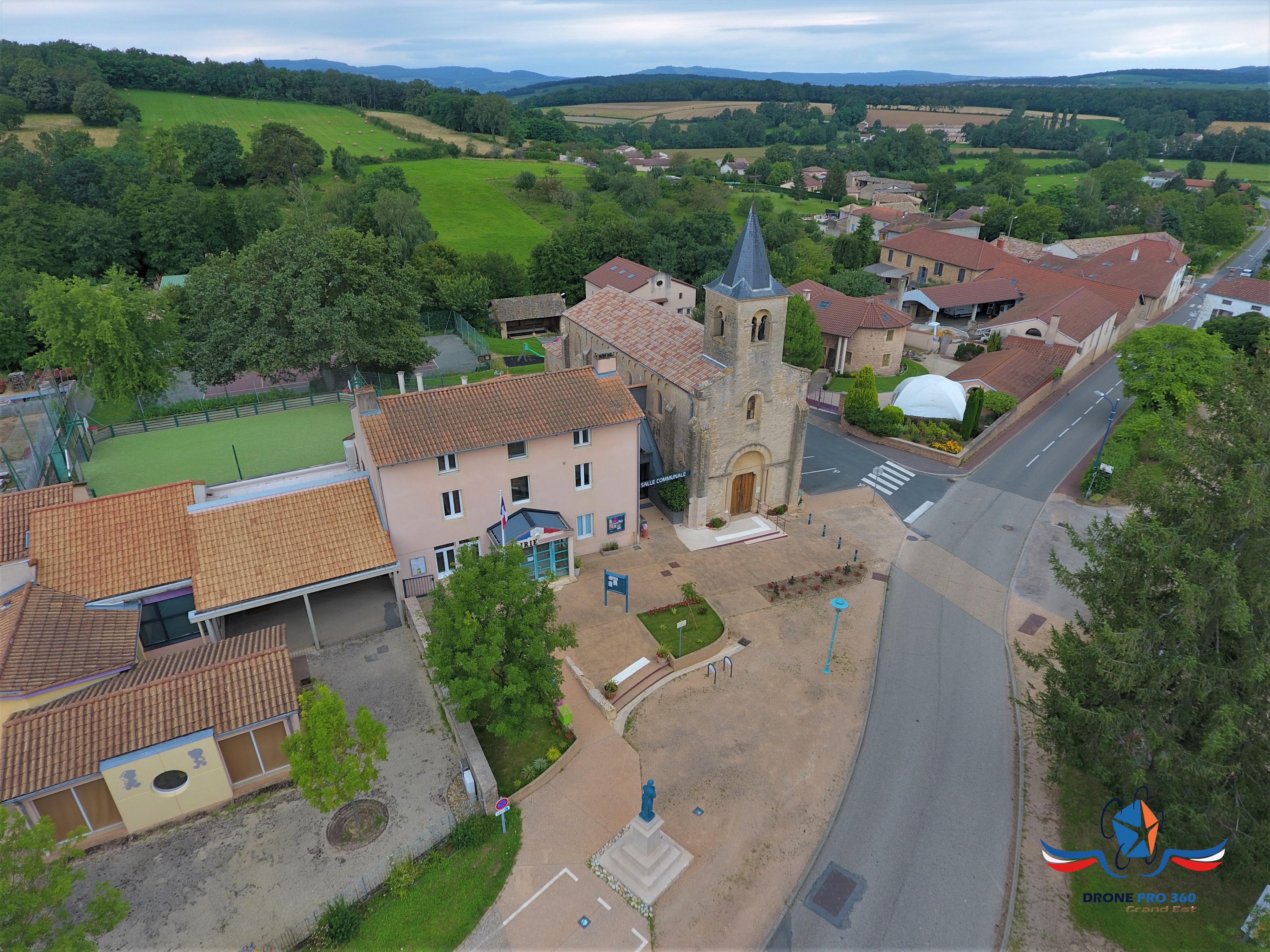 Charbonnières -vue drone 1