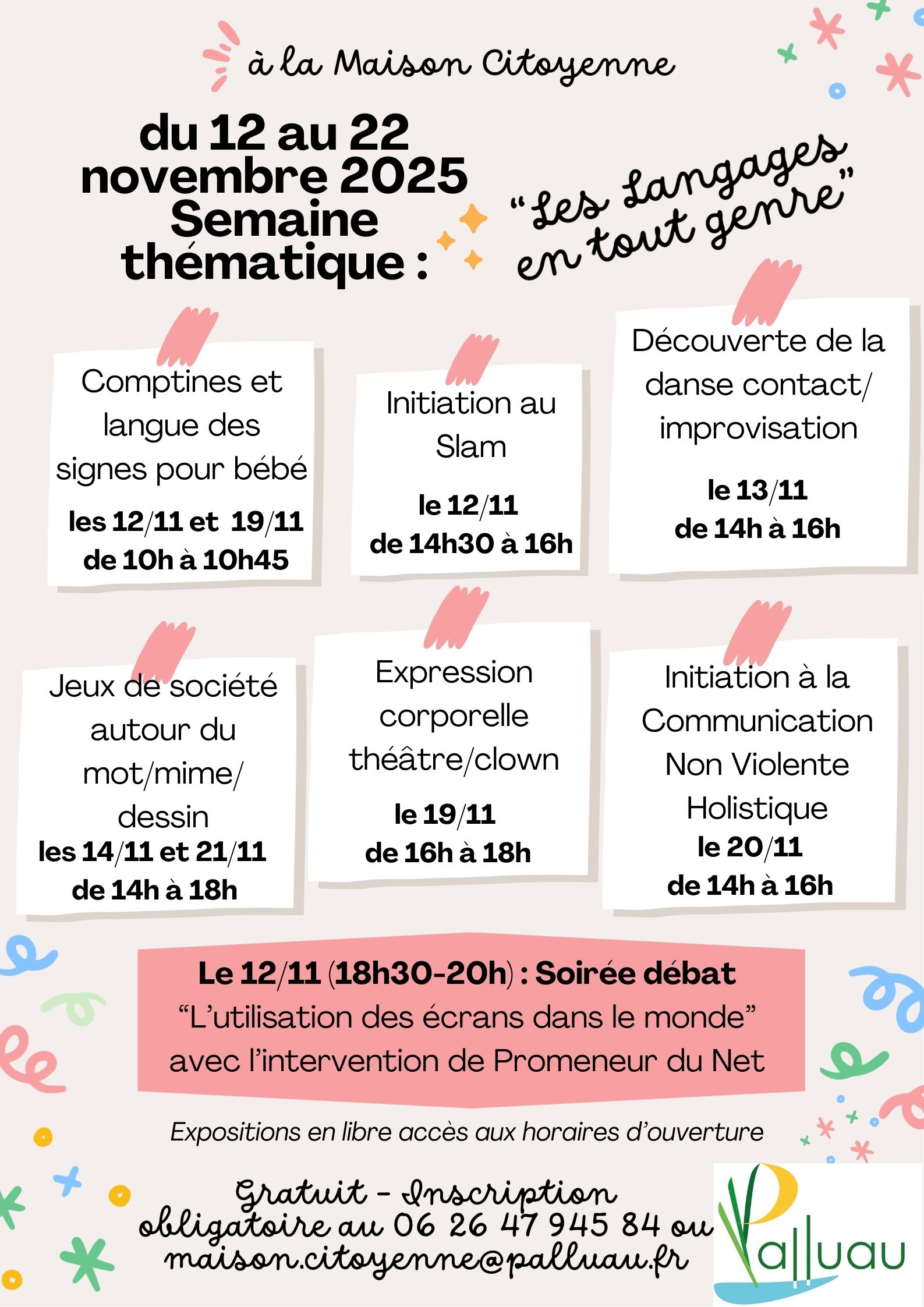 affiche semaine thématique -les langages-.jpg