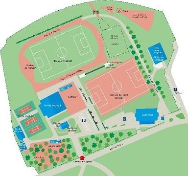 plan du complexe sportif