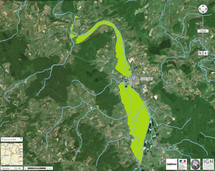 carte des Zones Natura 2000 du territoire