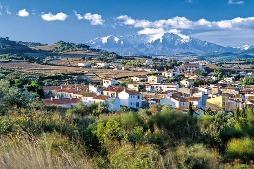 Estagel 2 : vue sur la Canigou
