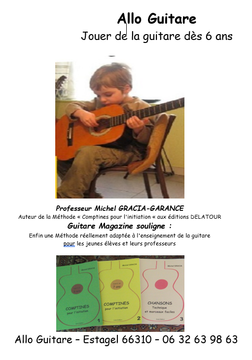 prof de guitare