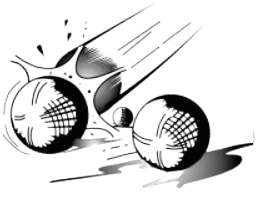 Logo boule vecteur