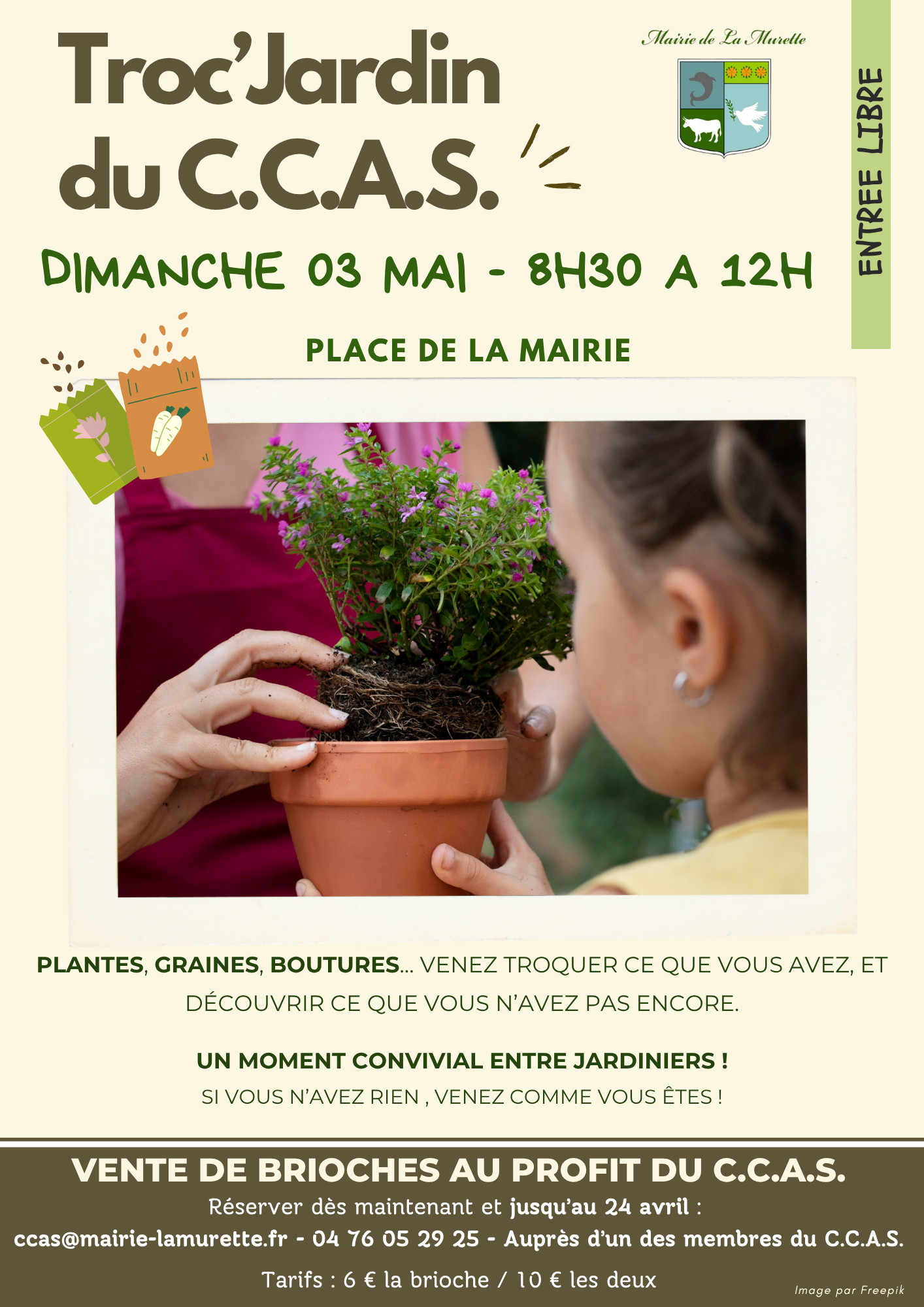 Affiche  Annonce Evènement associatif Nature Jardin Ateliers Illustration Photo Moderne Vert Beige  _1_.png