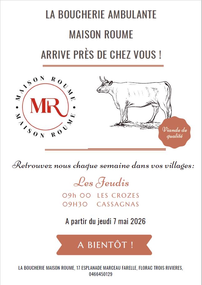 Nouveau commerce ambulant à Cassagnas