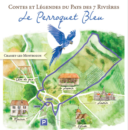 Le perroquet bleu vient de se poser à Chassey