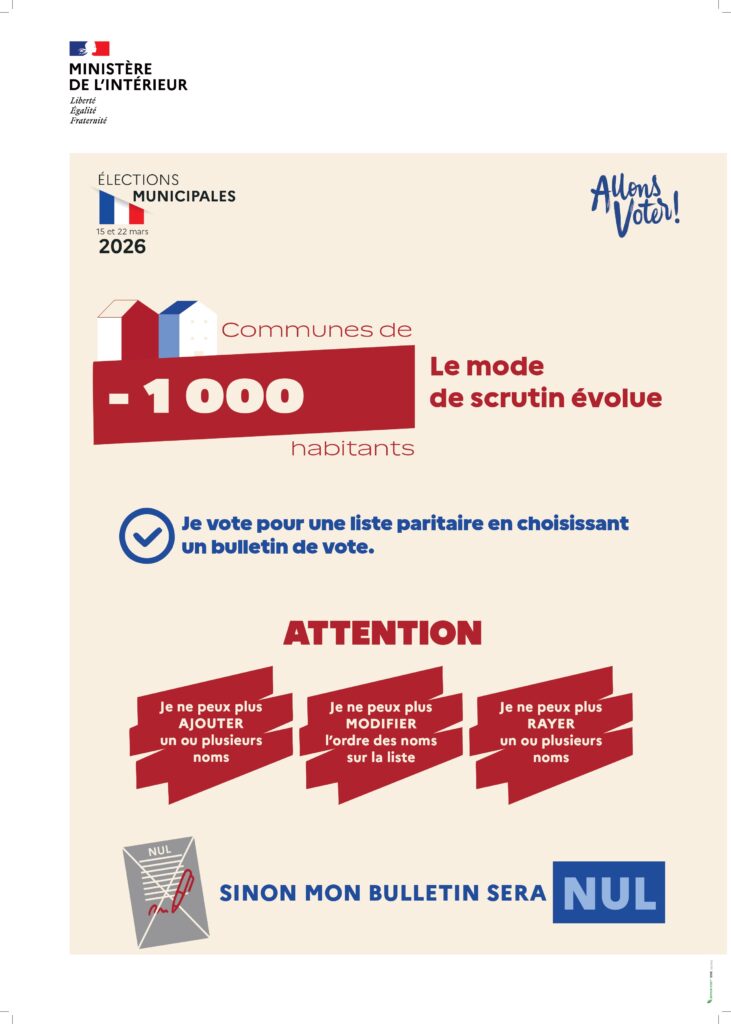 Elections municipales 2026
