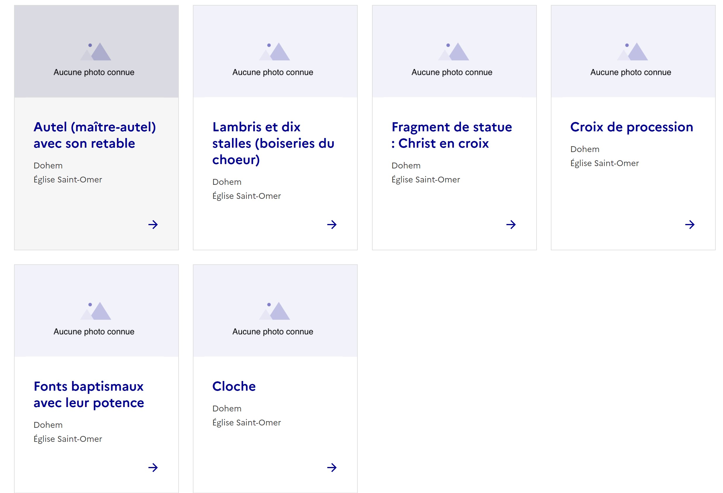 les 6 objets monuments classés de l_église de Dohem.jpg