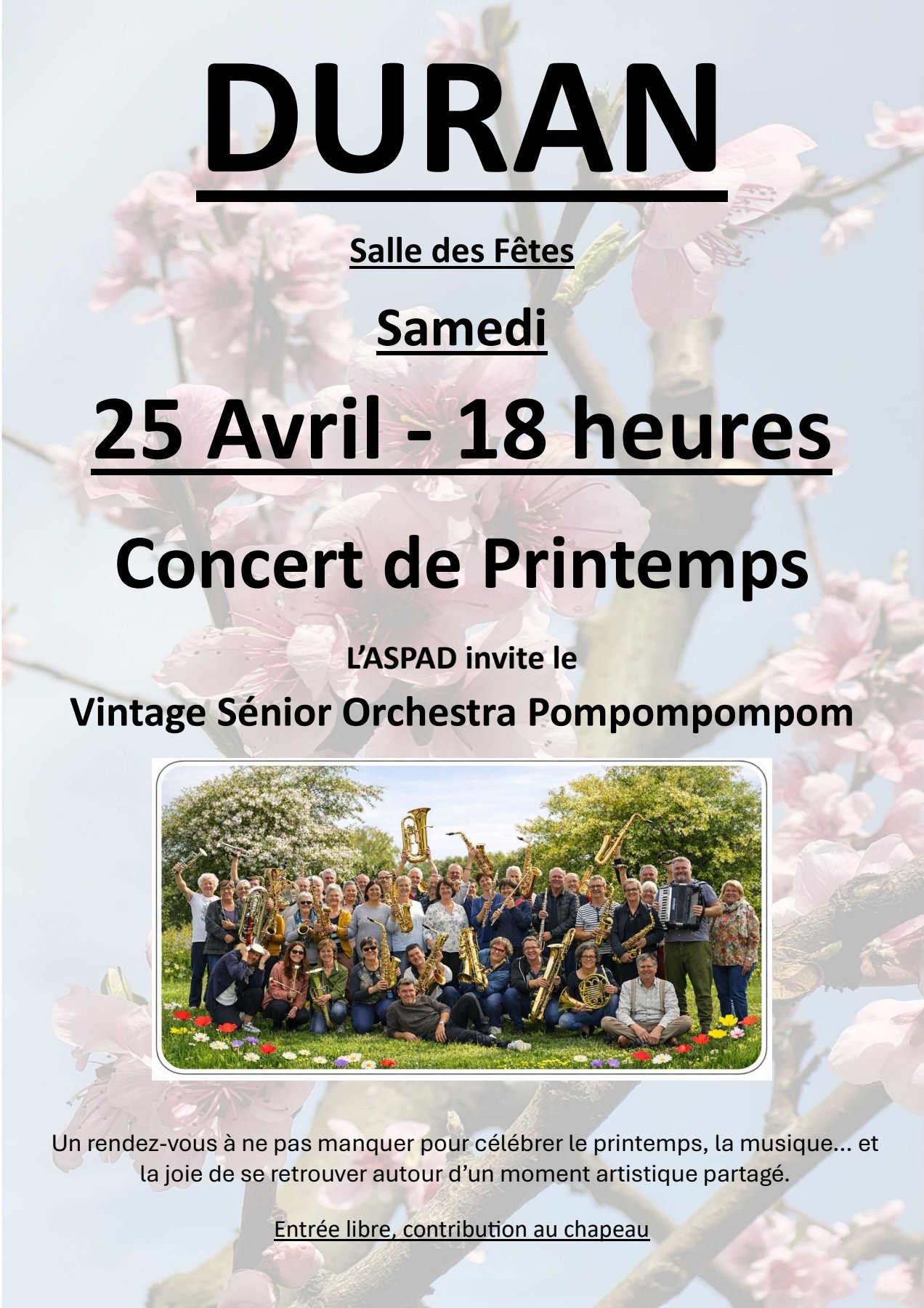 CONCERT DE PRINTEMPS