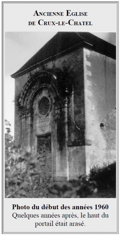 ancienne église de crux le chatel