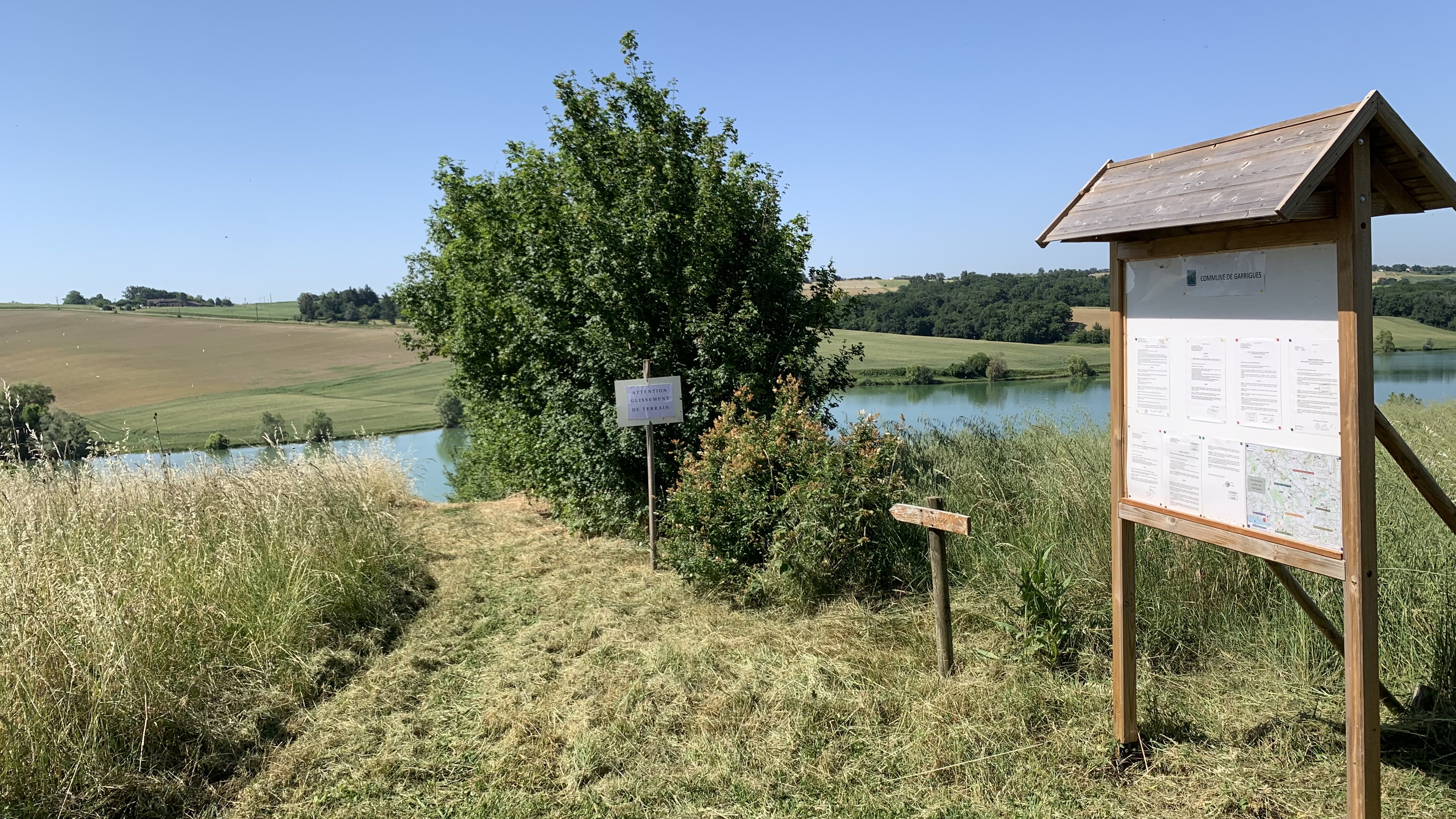 Point de vue Lac du Laragou