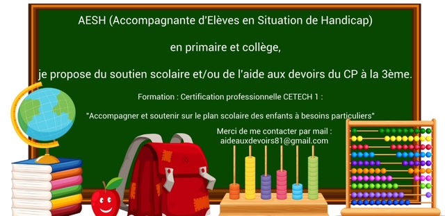 Aide aux devoirs à Garrigues