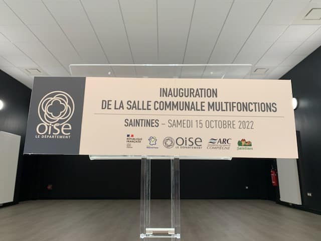 Inauguration salle communale multifonctions