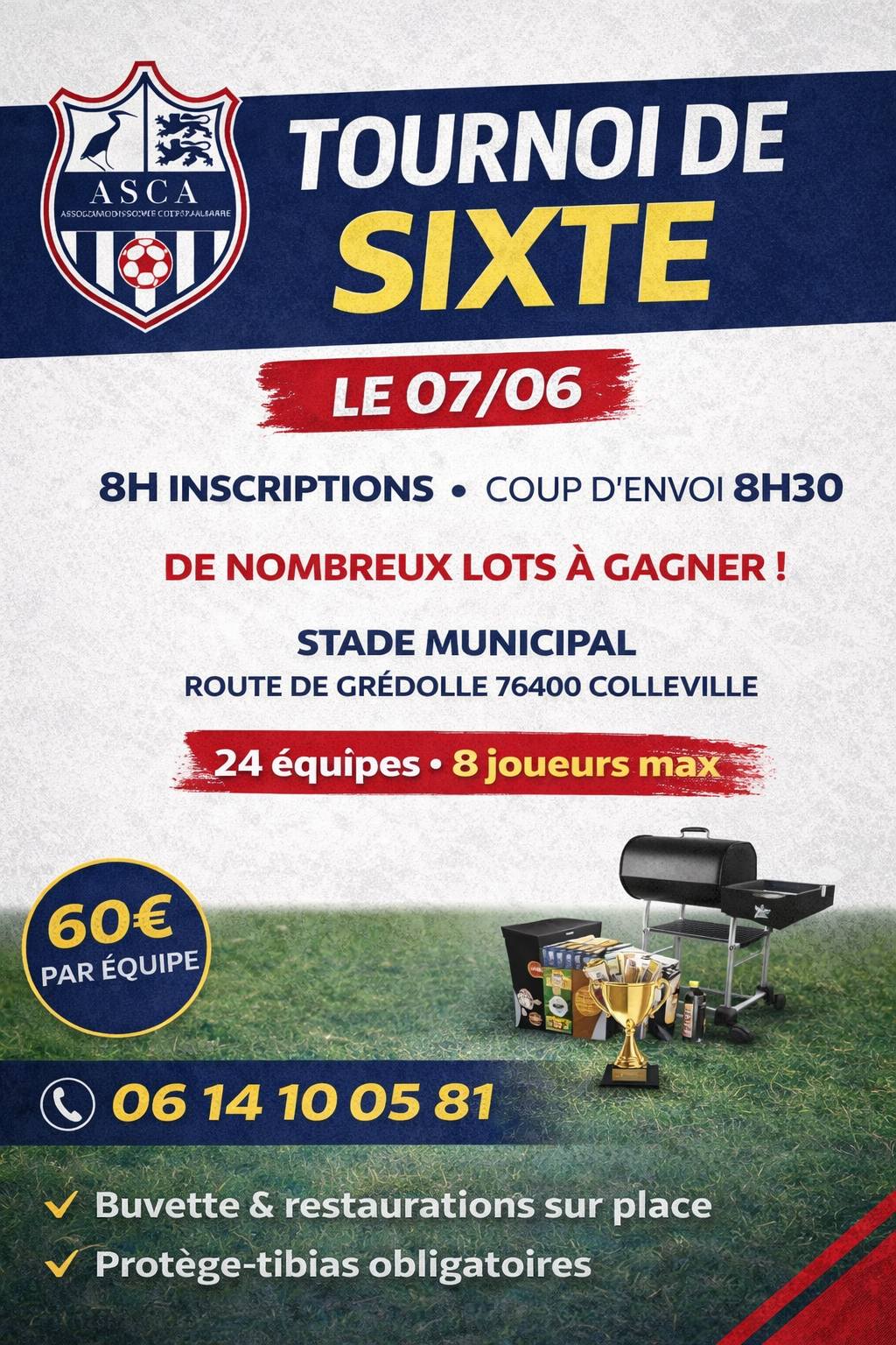 Football tournoi sixte