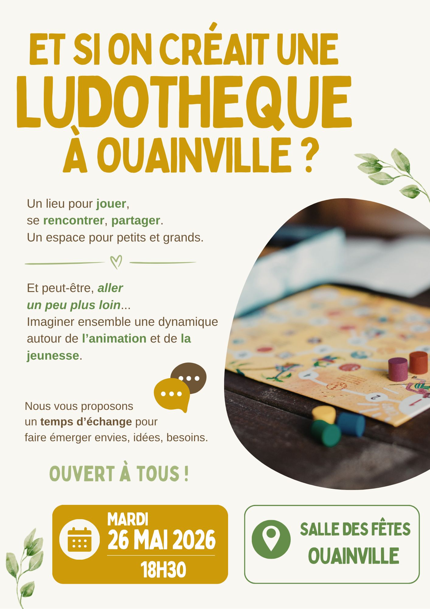 création ludothèque
