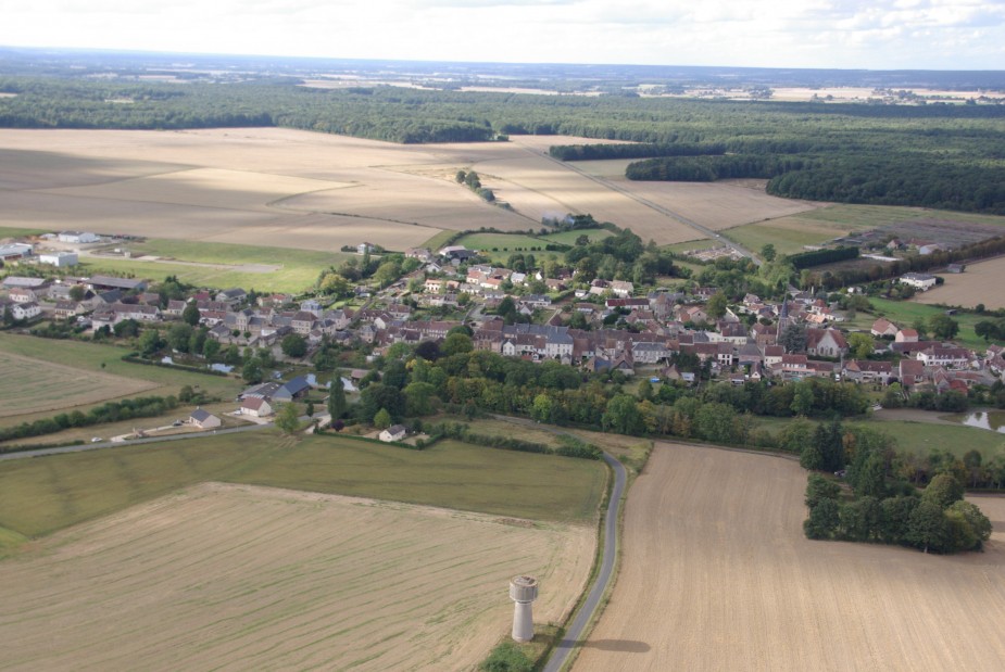 Vue aérienne bourg 2