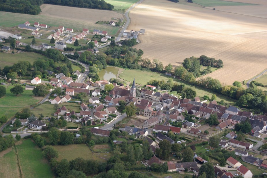 Vue aérienne bourg 1