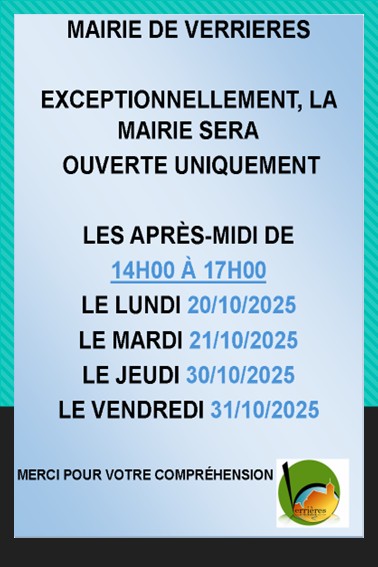 MODIFICATION HORAIRES MAIRIE OCT 25.jpg