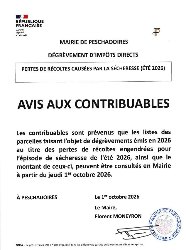Screenshot 2026-10-01 at 11-45-09 AVIS AUX CONTRIBUABLES - PERTES DE RECOLTES CAUSEES PAR LA SECHERESSE _ETE 2026_.pdf.png