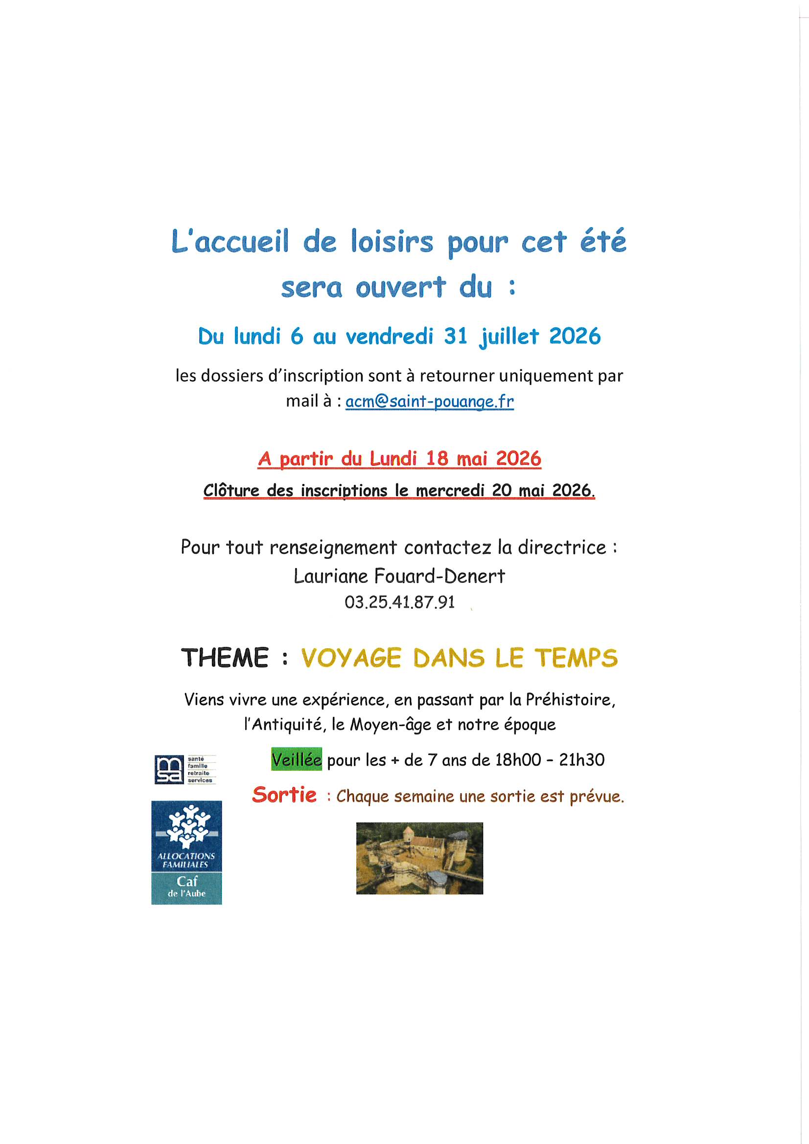 flyer acm été 2026