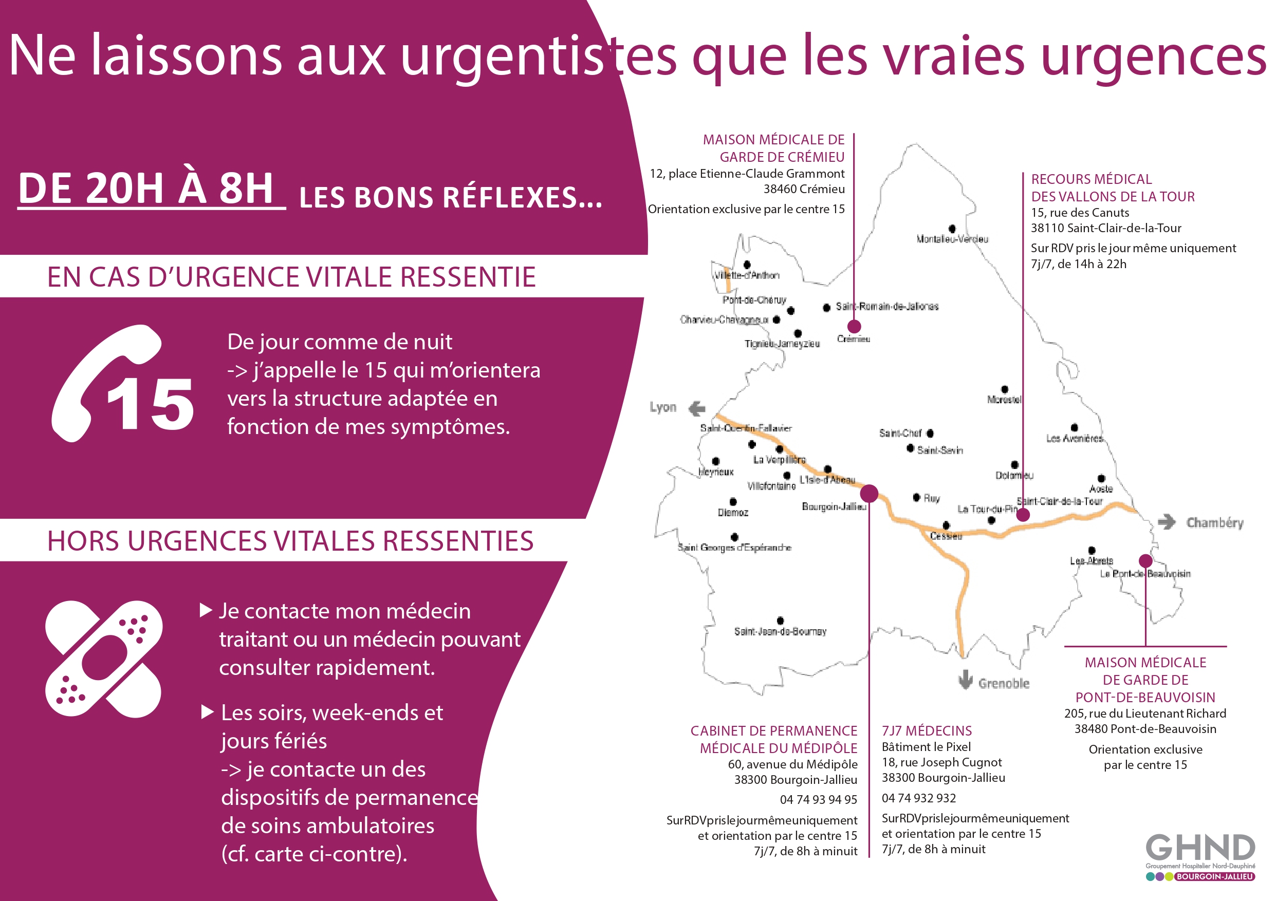 VOUS ETES MALADES ET VOTRE ETAT NECESSITE UNE CONSULATION ?