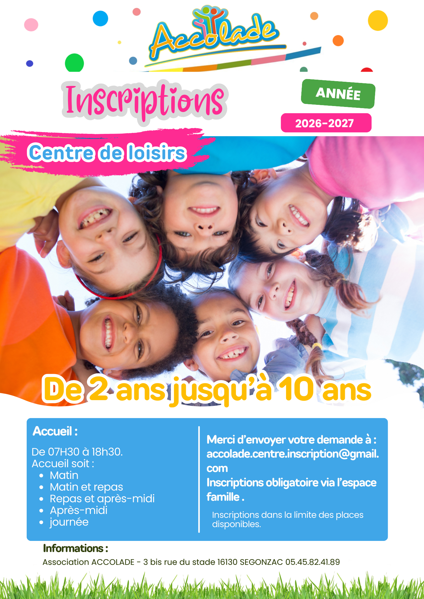 Affiche Annonce Inscriptions Animations Périscolaire Simple Moderne Coloré.png