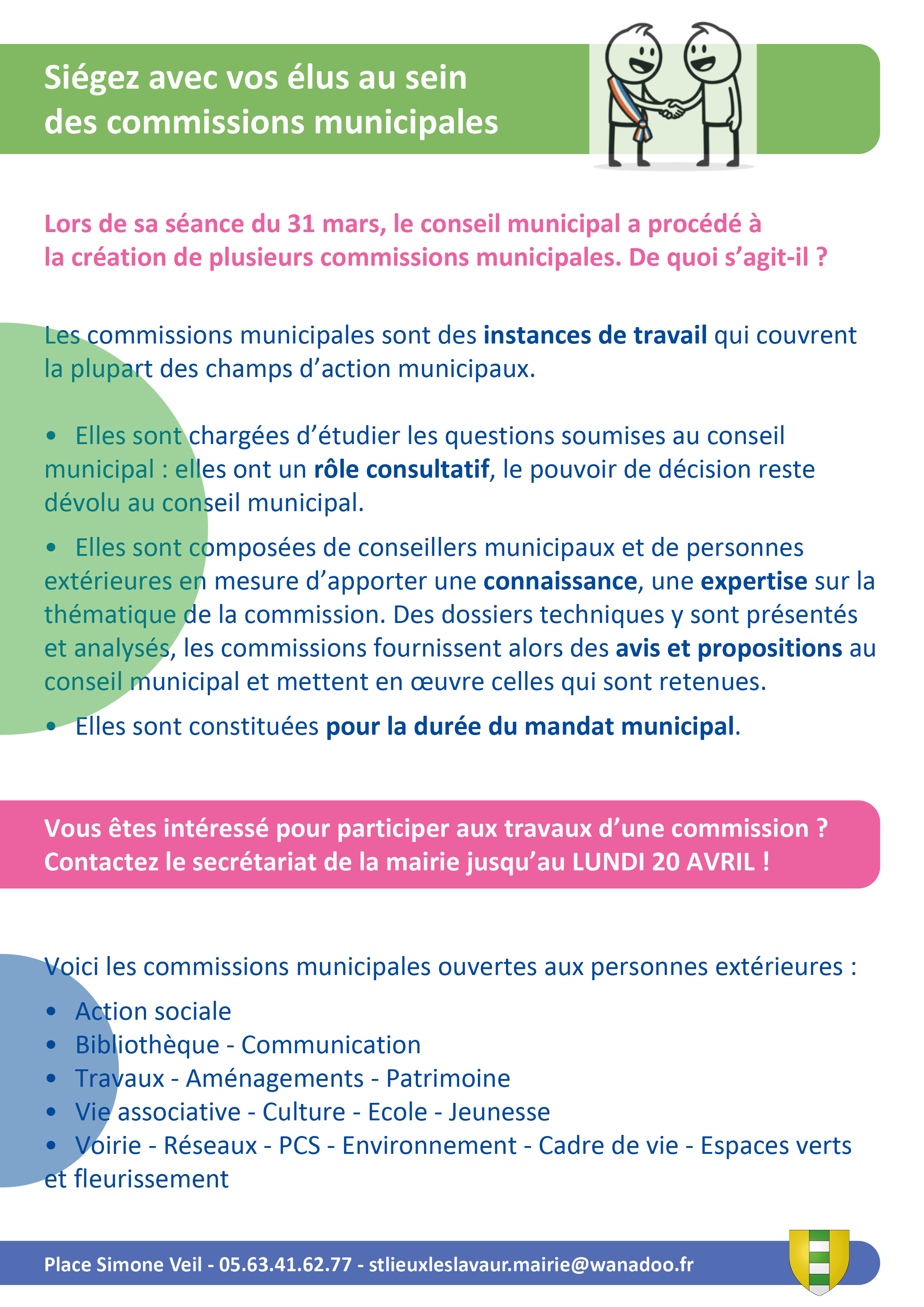 Commissions municipales