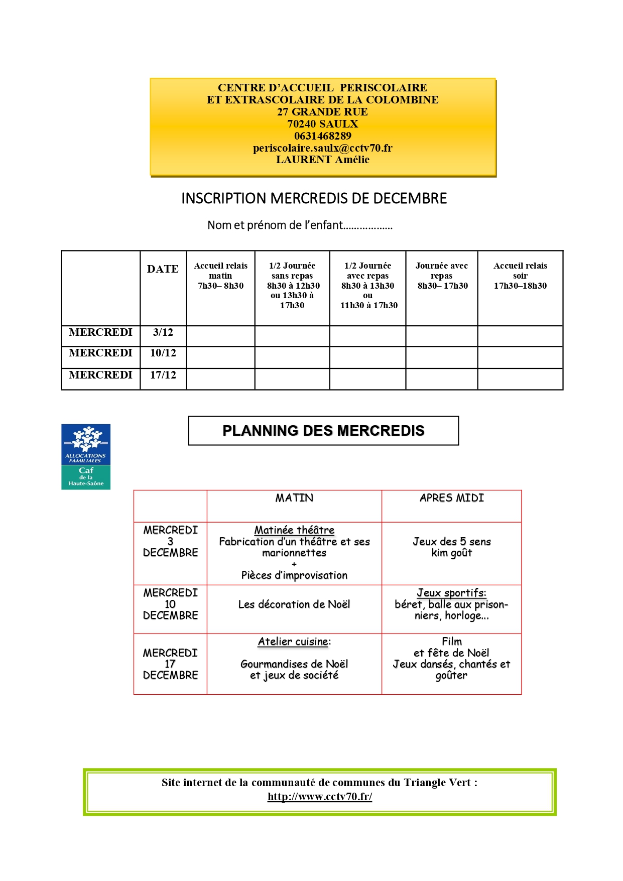 Fiche inscriptions DECEMBRE mercredis saulx 2025.jpg