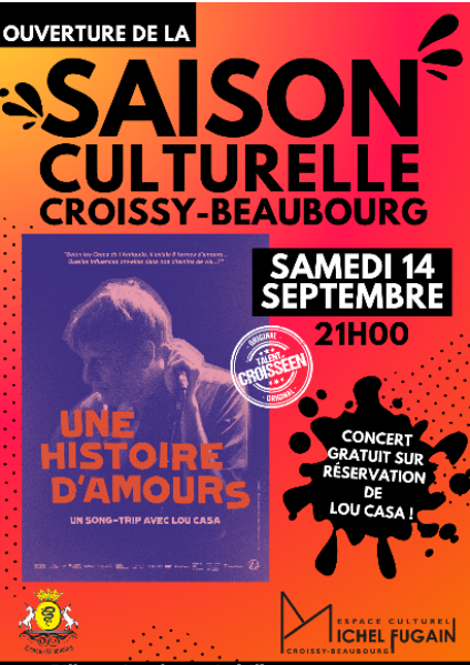 Ouverture de la Saison Culturelle - Concert de Lou Casa (14/09/2024)