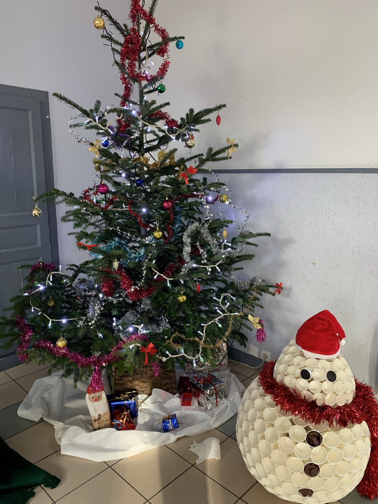 Le petit bonhomme de neige attendait aussi le Père Noël !