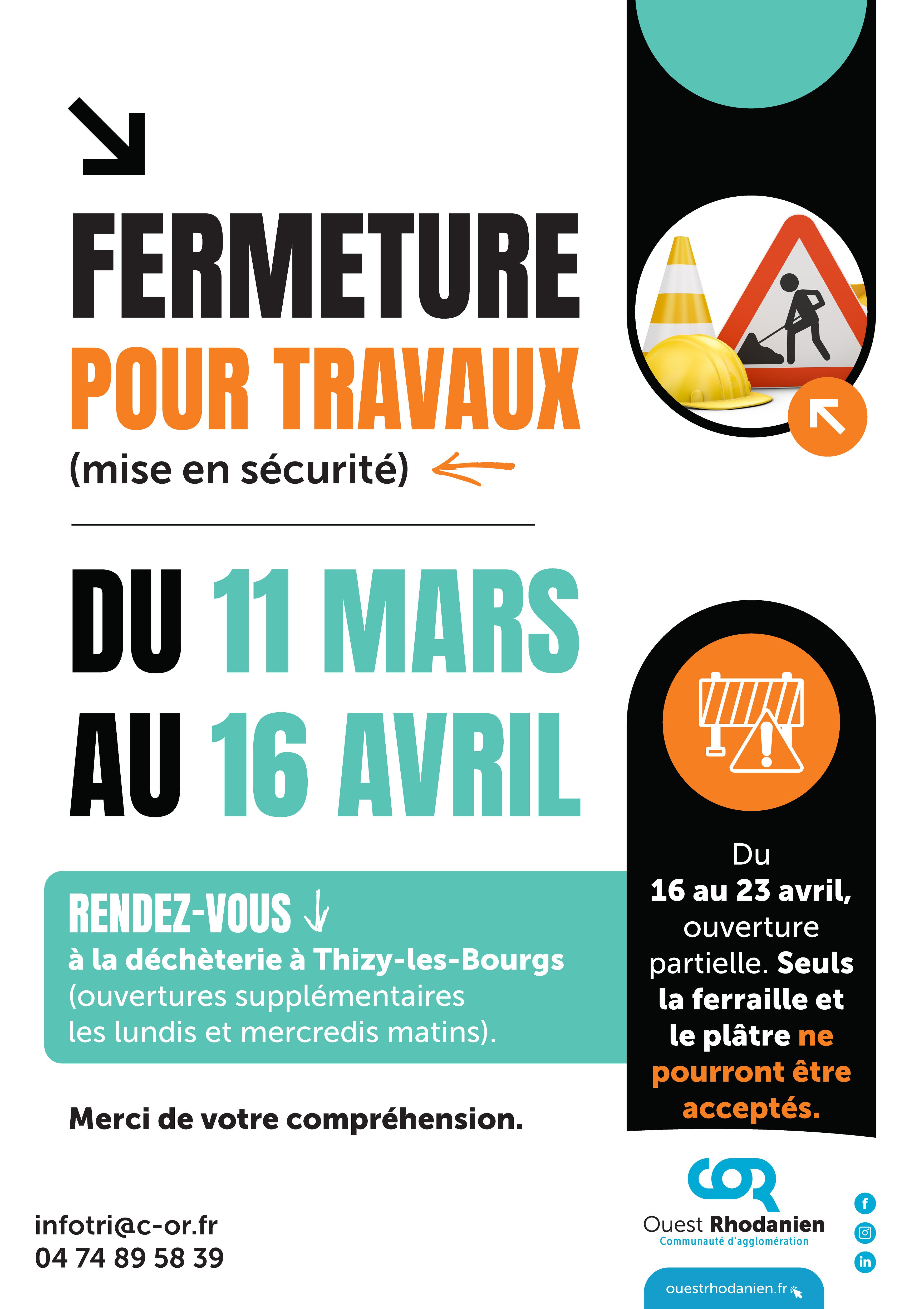 TRAVAUX DECHETERIES